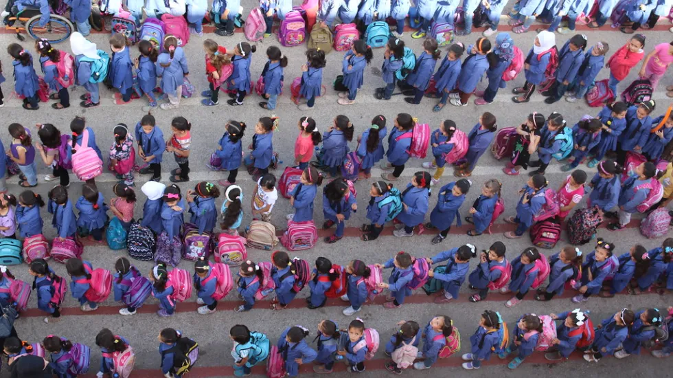 school children in jordan