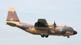 Jordanian Air Force (345) C-130H Hercules - commons wikimedia