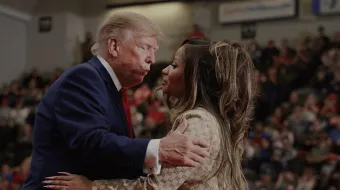 Nicki Minaj joins Trump rally