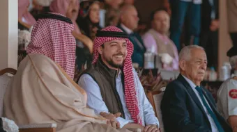 Prince Hussein at Wadi Rum’s Camel Racing Championships 🐪